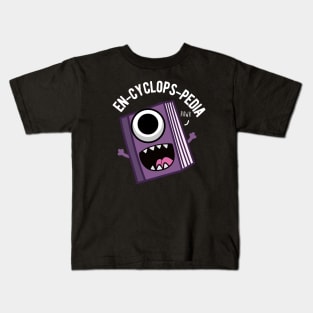 En-cyclops-pedia Funny Encyclopedia Pun Kids T-Shirt